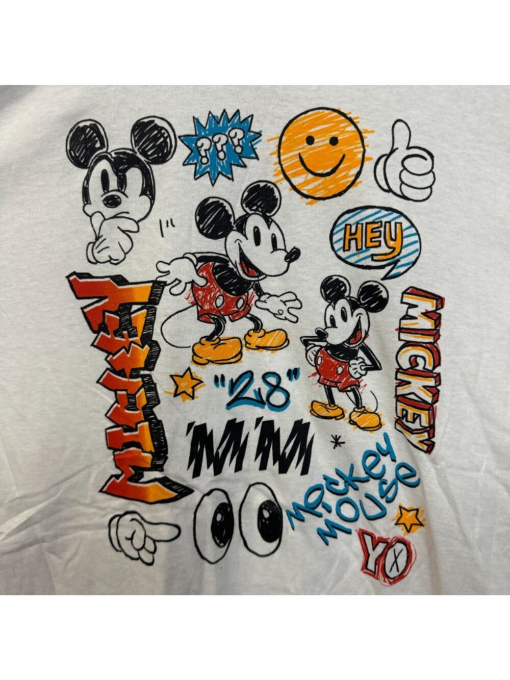 Mickey Mouse 90's style Graffitti T-shirt size 2XL - Picture 2 of 4
